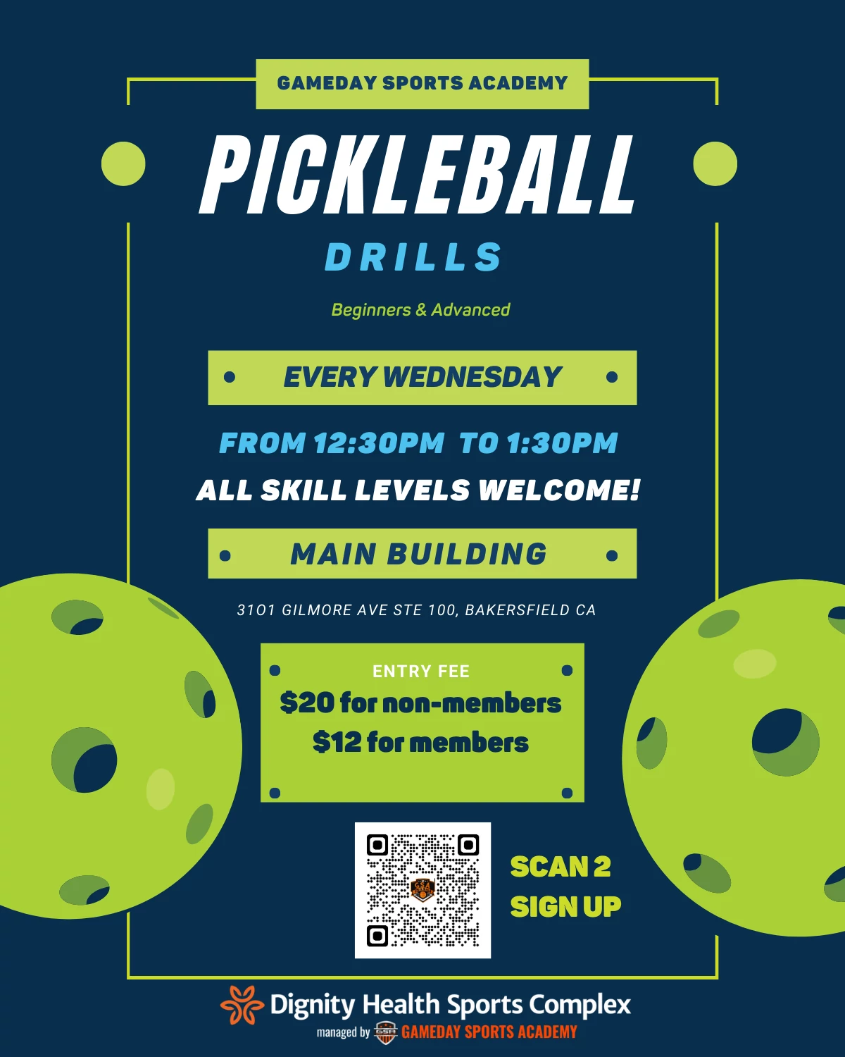 Dignity Health Sports Complex managed by Gameday Sports Academy