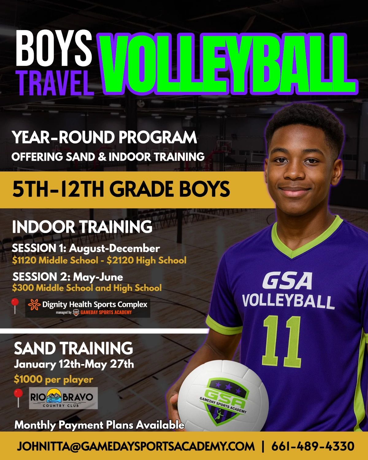 Dignity Health Sports Complex managed by Gameday Sports Academy