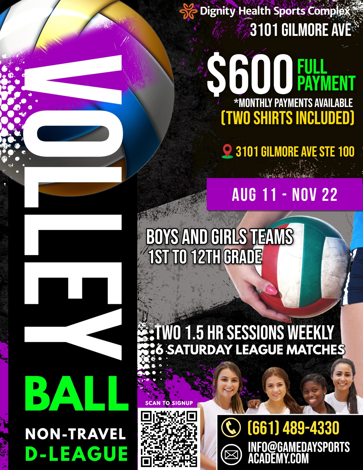 Dignity Health Sports Complex managed by Gameday Sports Academy